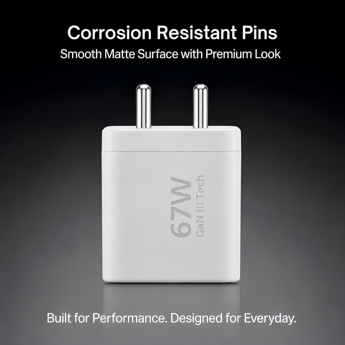 Philips DLP6331CW/94 Gen III Tech 67W Fast Charging Wall Charger (Alba White) | 2 USB-C PD + 1 USB-A | 3-Port Multi-Device Charger for Laptop, Smartphone, Table