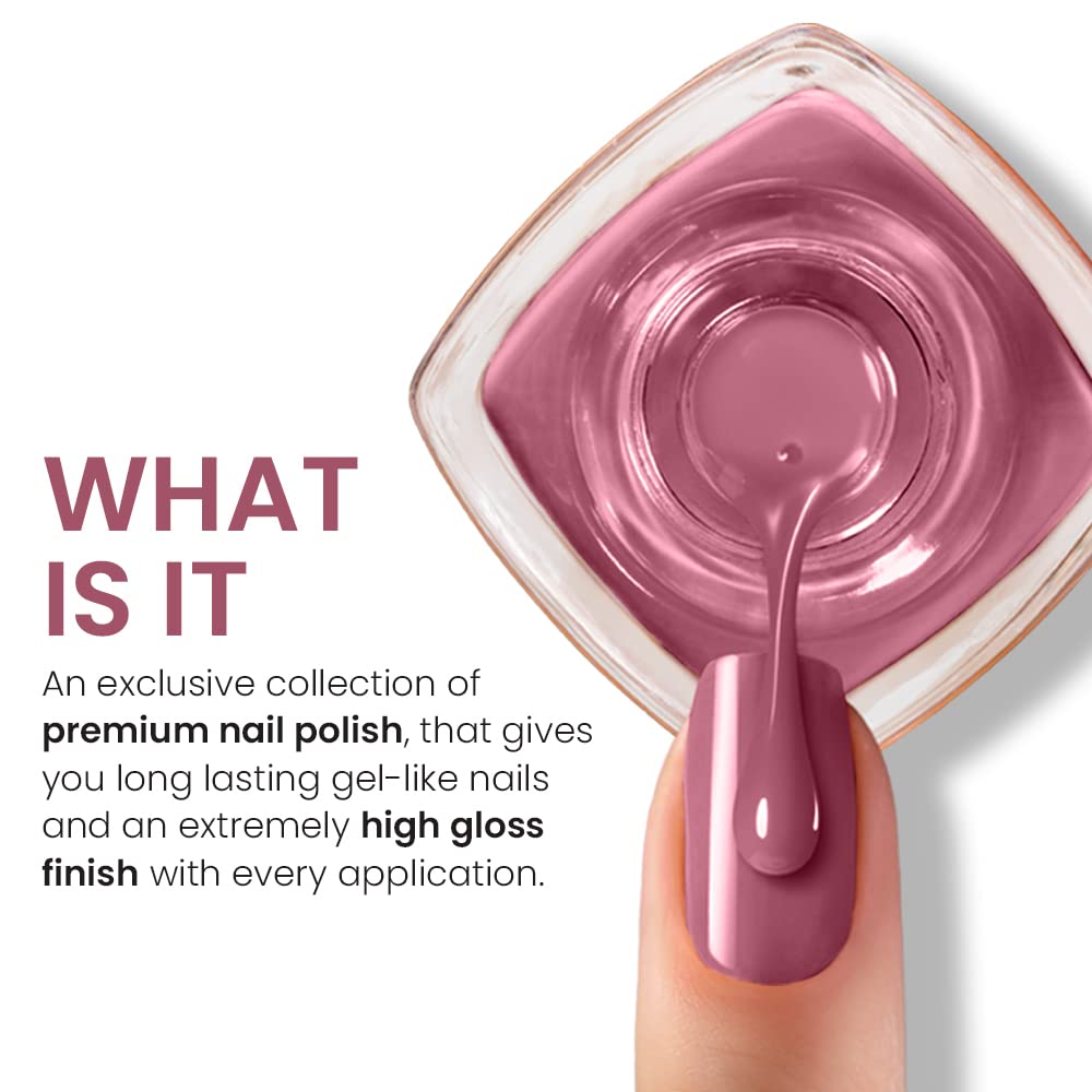 Lakme Absolute Gel Stylist Vintage Romance 12ml Purple 12 ml (Pack of 1)