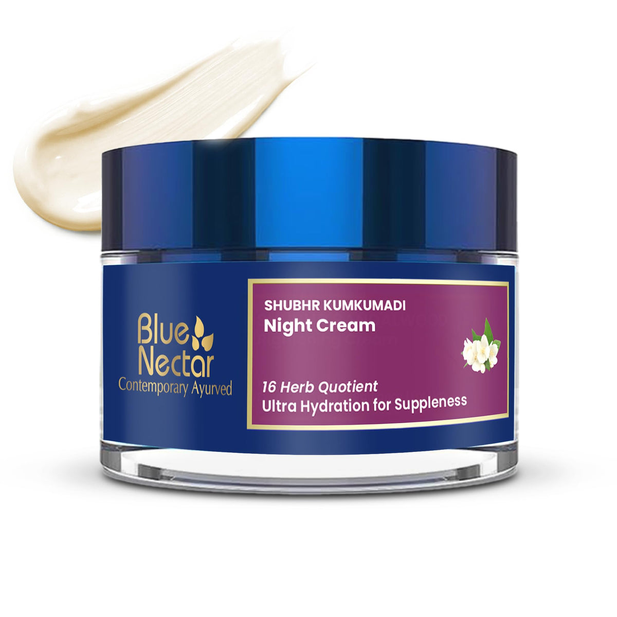 Blue Nectar Kumkumadi Night Cream for Women Glowing Skin & Ultra Hydration
