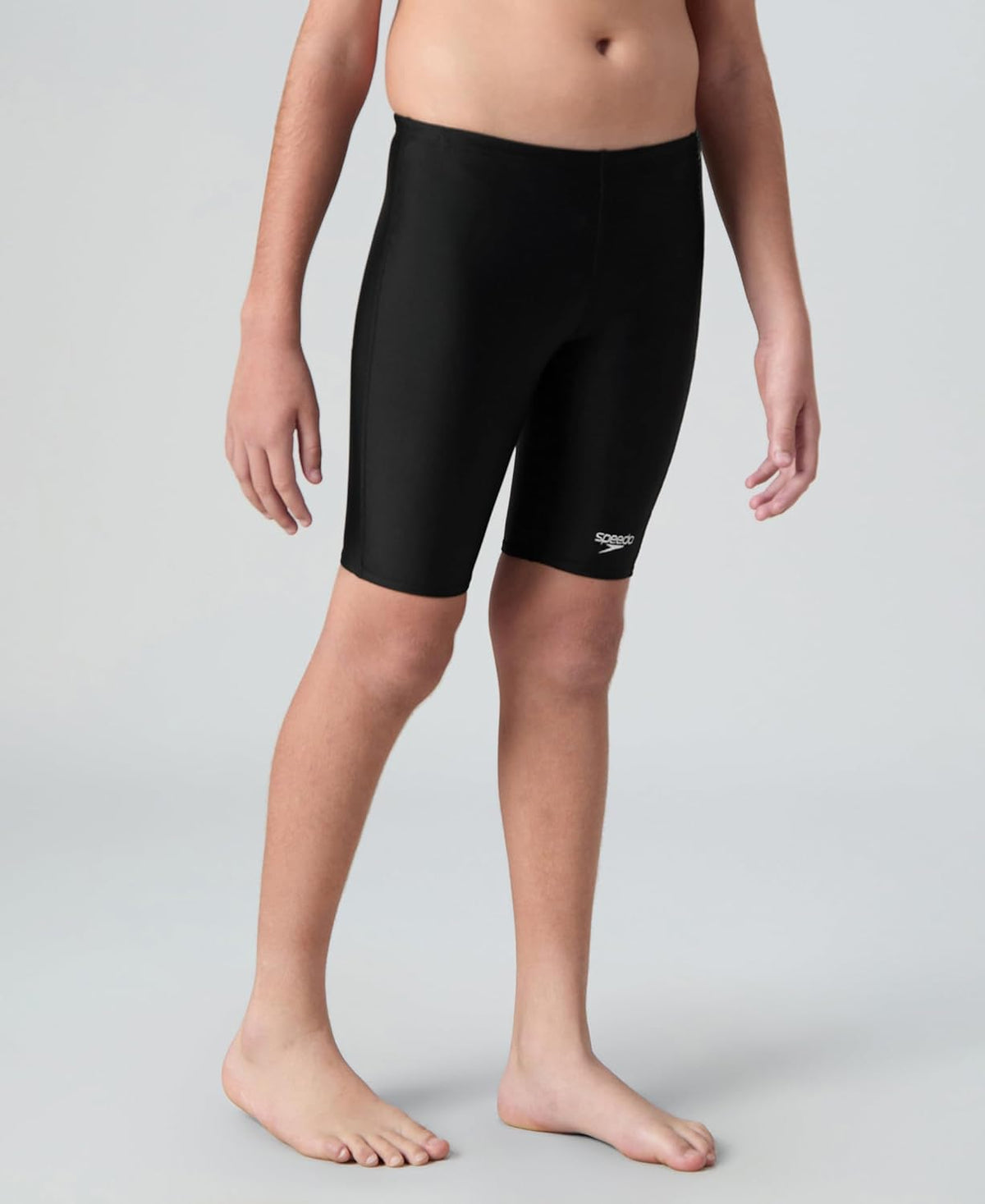 Speedo Boy's Endurance10 Side Panel Hyperboom Print Jammer - Harmony, True Navy & Cobalt Pop Black & White 11 Years-12 Years