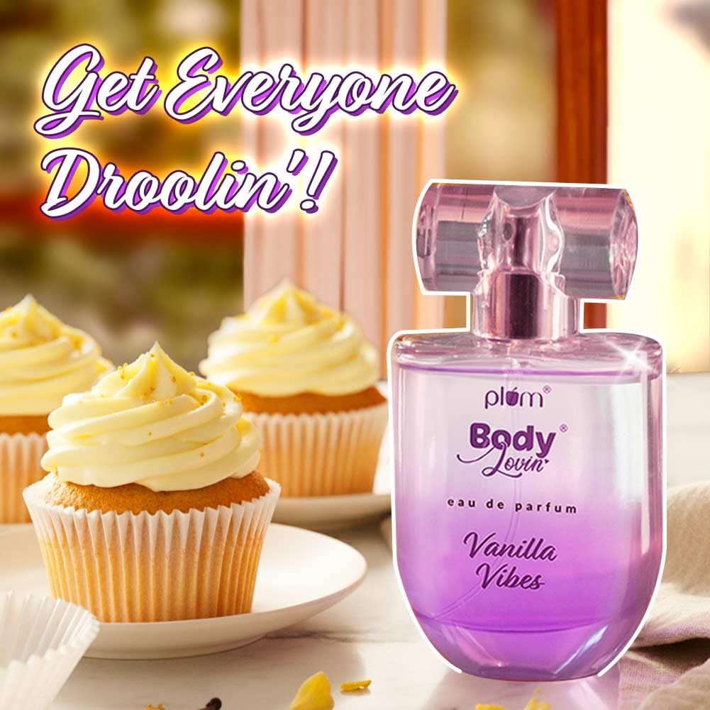 Plum BodyLovin' Vanilla Vibes Eau De Perfume (Parfum) | Long Lasting & Premium Warm Vanilla Fragrance | Luxury Perfume For Women | Sweet & Irresistible (50 ml)