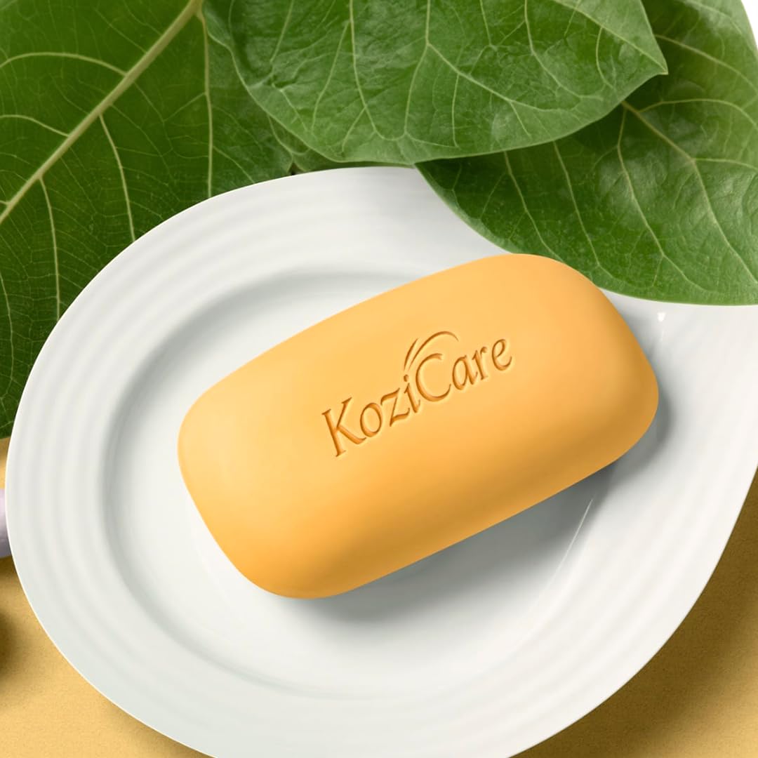 Kozicare Kojic Acid Soap & Glutathione Soap | Papaya Soap | Body Tan Removal Soap | Ghar Ka Soap | Bath Soap Combo Offers | Bathing Soaps for Glowing Skin | Hel