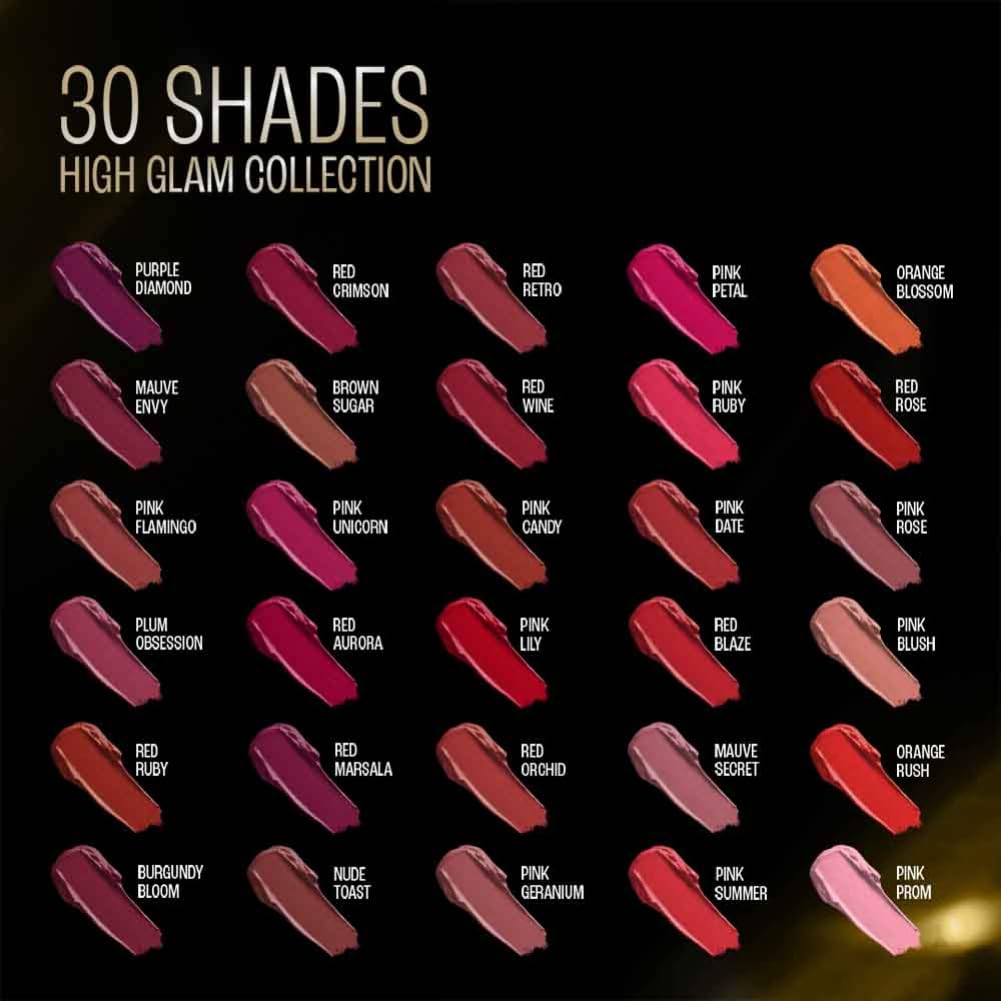 LAKMÉ Forever Matte Lipstick, Waterproof, Non Drying, Creamy Matte Bullet Lipstick Made With French Rose Oil Extracts, Red Aurora, 4.5g 4.5 g (Pack of 1) Red Cr