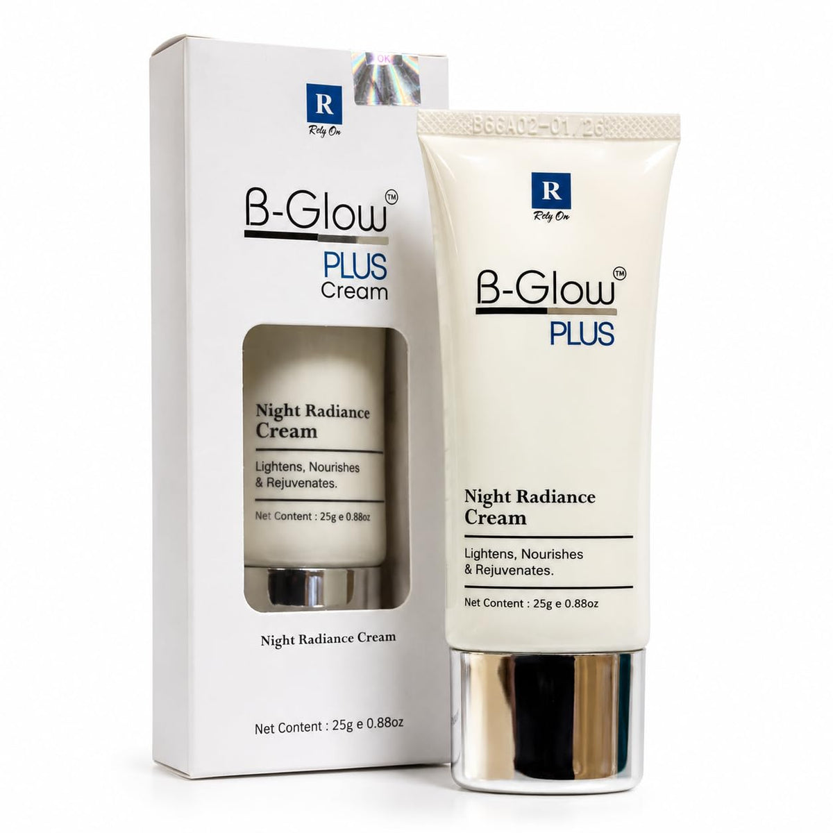 Plus Night Radiance Cream, Nourishes & Rejuvenates, Silver,25g