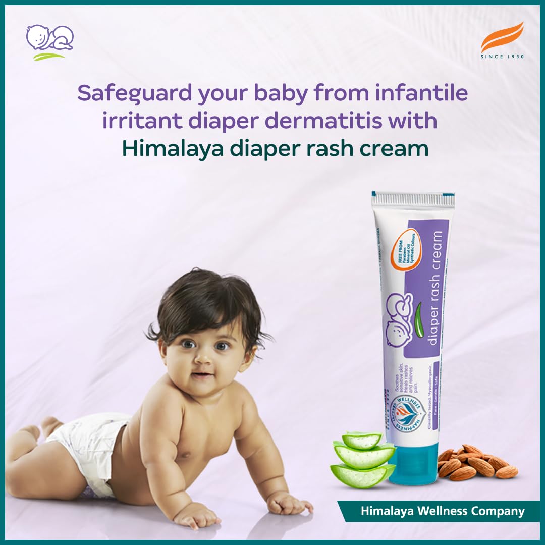 Himalaya Baby Rash Relief Cream with Pure Cow Ghee 50g| For Sensitive Skin Cow Ghee 50 g (Pack of 1)