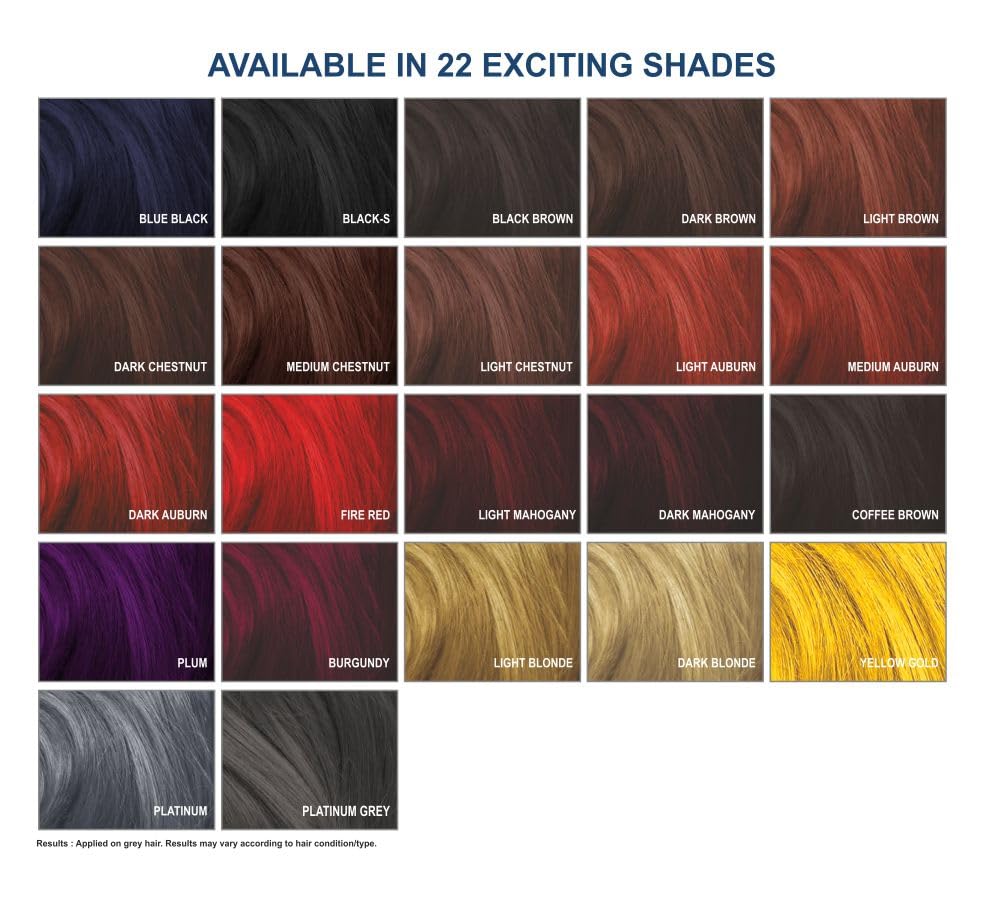 ShoHan Japanese Light Brown Hair Dye - MINIMUM BUY 6PC - 40+ Days Instant Colour Touch Up - Permanent Colour for Women - Powder For Men - Dye For Women Ammonia