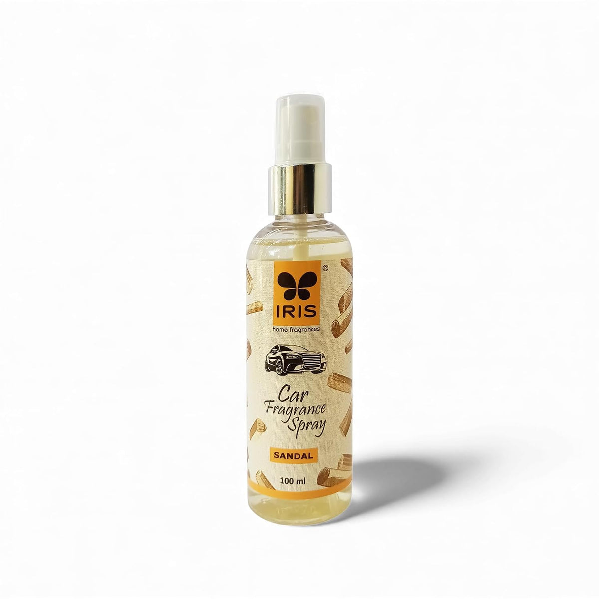 IRIS Sandalwood Car Air Freshener Spray | Long-Lasting Fragrance | 100ml