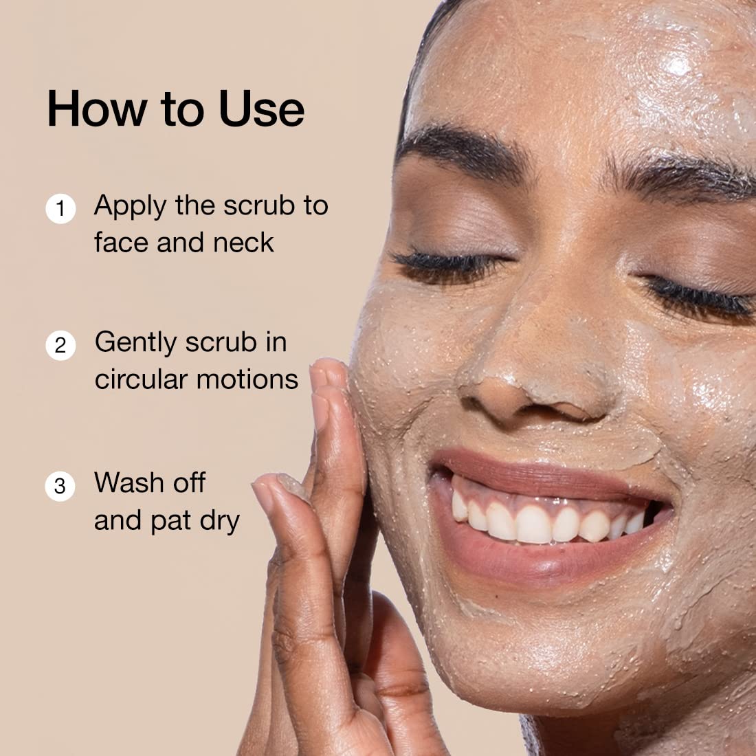 mCaffeine Coffee Tan & Dead Skin Removal Face Scrub (75gm)|Caffeine & Walnut Scrub for Face|Exfoliating & Brightening Scrub|Blackhead Remover,Whitehead Remover,