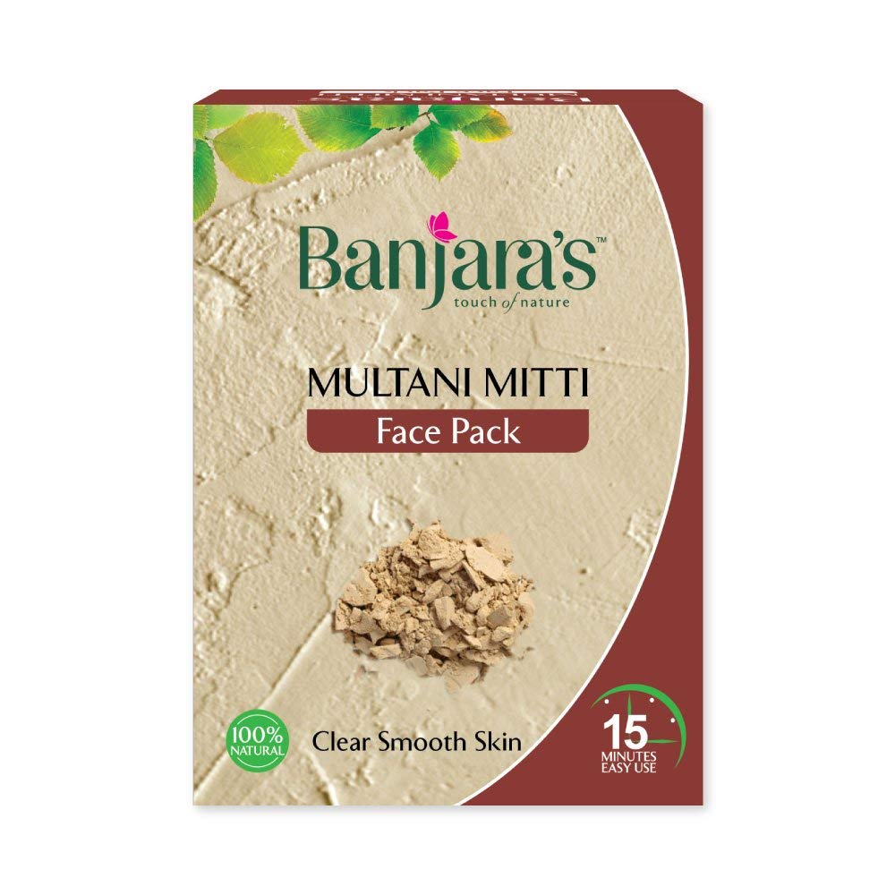 Multani Mitti Face Pack Powder, (Pack of 5), 100g