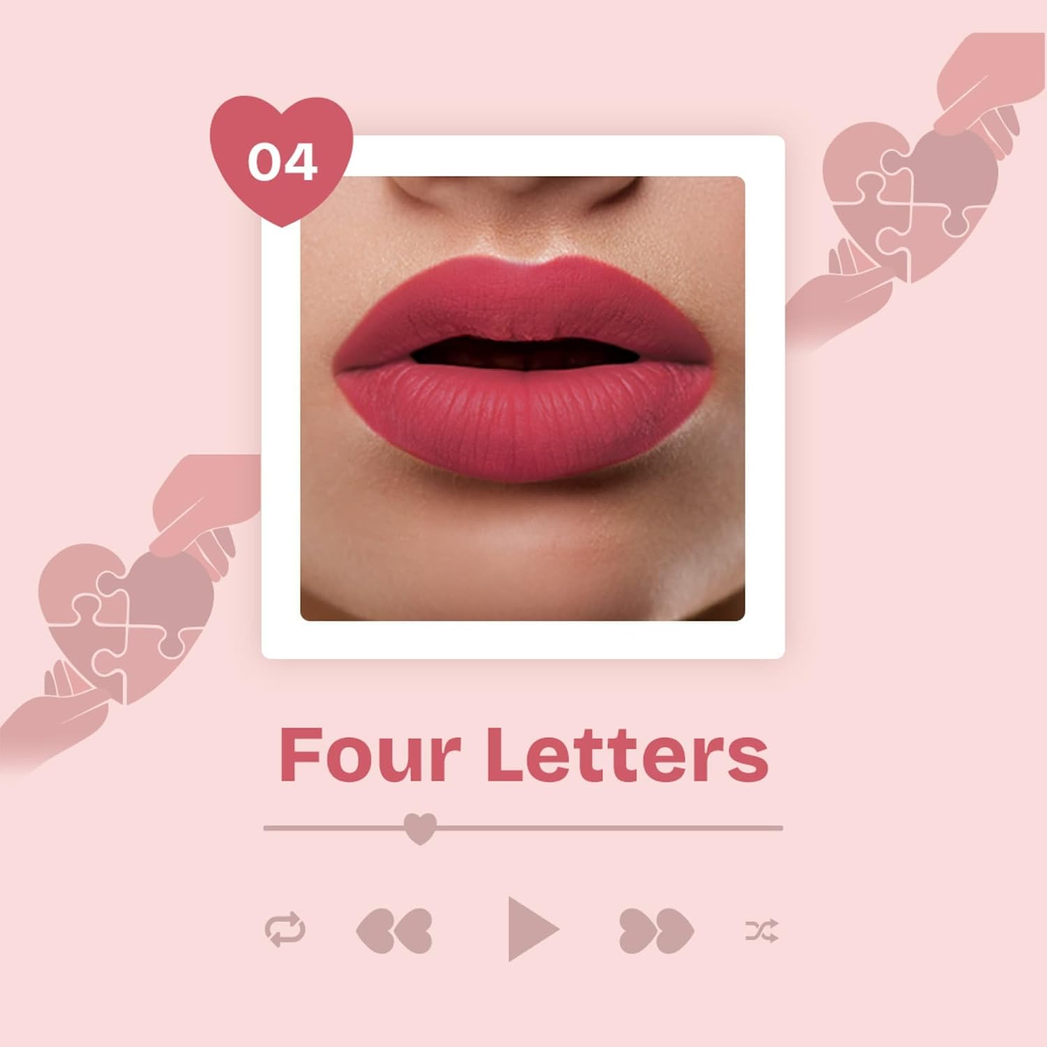 MARS Love Track Velvet Lip Tint (2.8ml) (FOUR LETTER) | Velvet Matte Finish | Non-Sticky & Lightweight | Highly Pigmented | Comfortable Wear