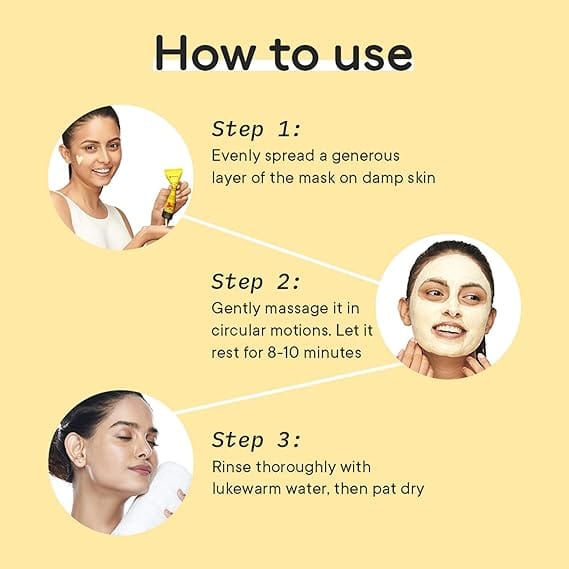 Quench - Vitamin C 2-in-1 Scrub and Clay Mask Korean Face Mask with for Glowing Skin (50ml)