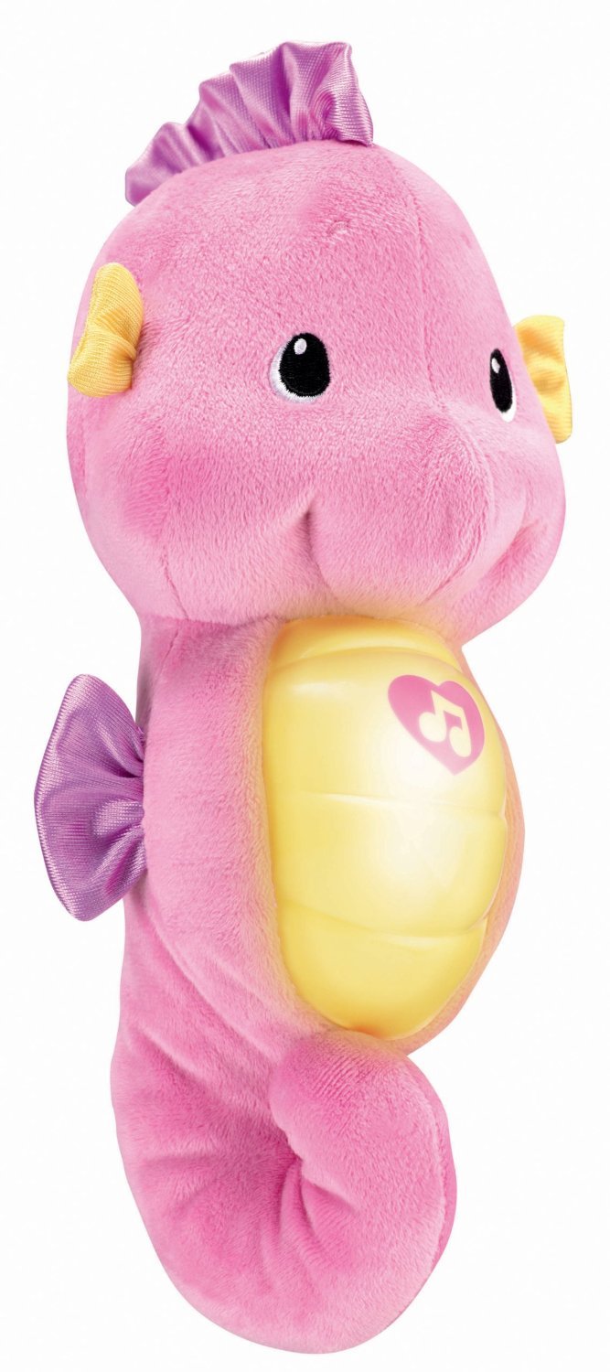 Fisher-Price Ocean Wonders Soothe and Glow Seahorse, Pink