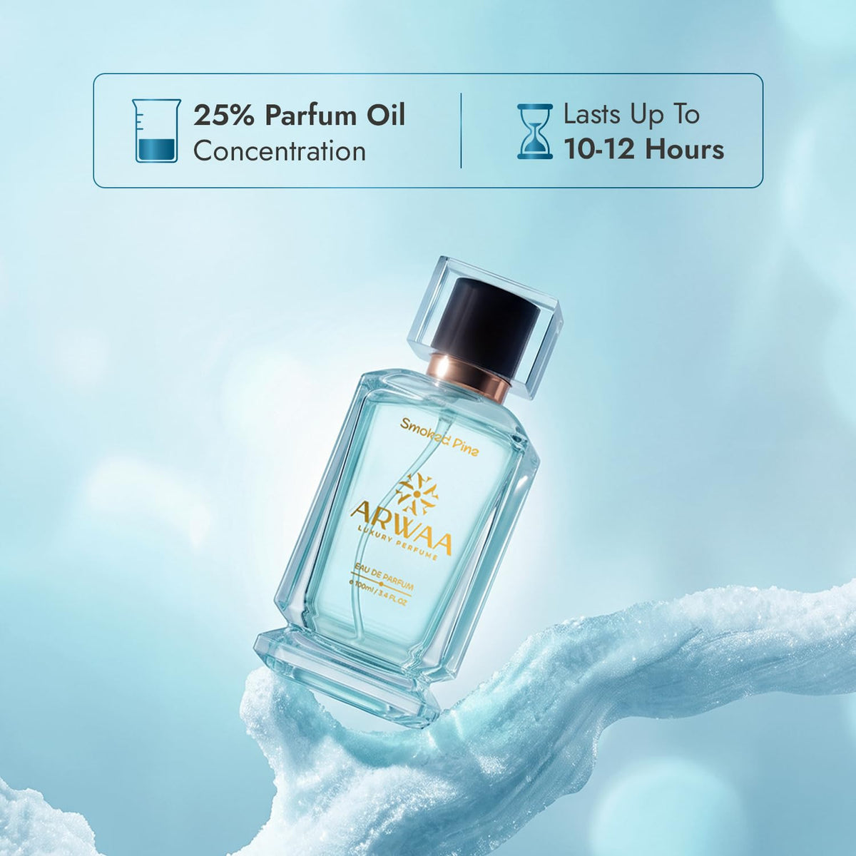 Smoked Pine Eau De Parfum for Men, 100ml | Woody Spicy Fragrance | Long Lasting EDP