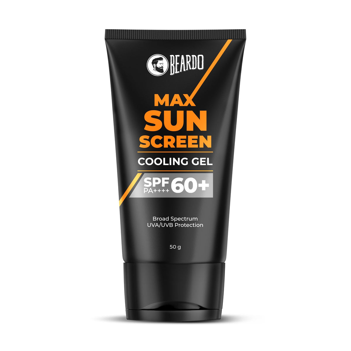 Beardo Max Cooling Gel Sunscreen SPF 60+ PA++++|UVA/UVB Protection | No White Cast |Ultra Lightweight Texture | Non-Greasy |Sunscreen for Men Beardo Max Sunscre