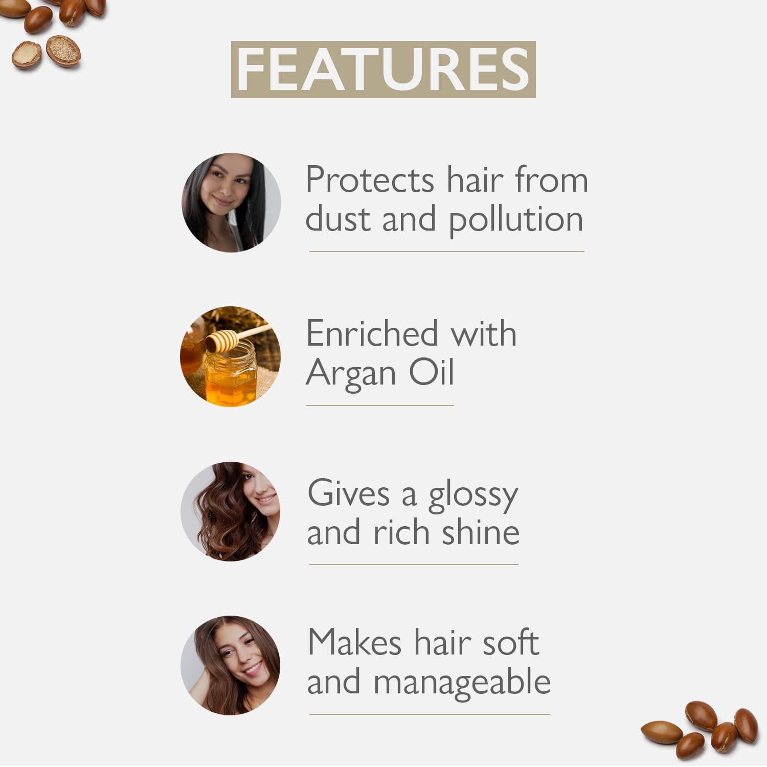 Godrej Professional - Nourish Shine Argan Oil Hair Serum (100mL)