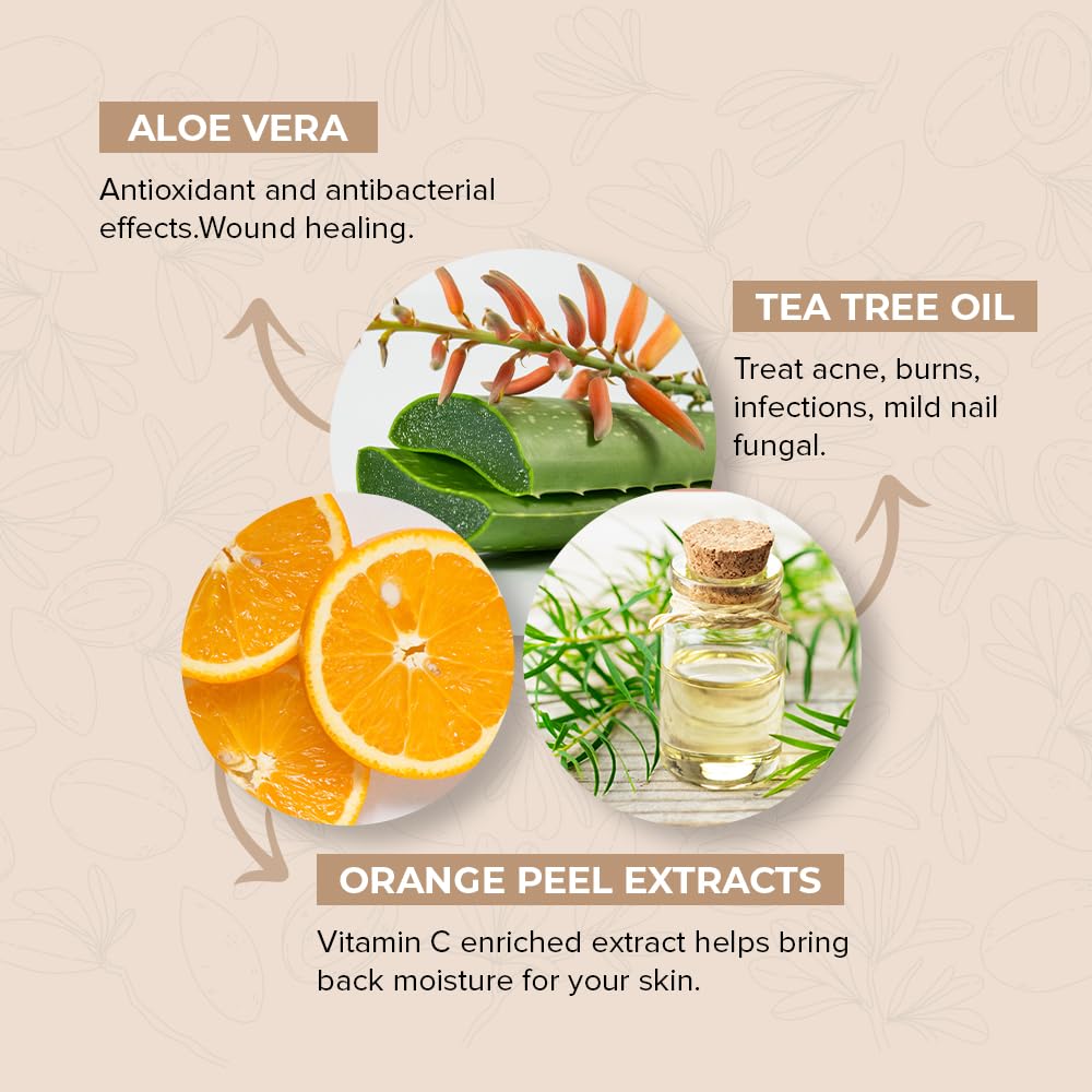 mars by GHC Foaming With Built-in Brush, Tea Tree, Aloe Vera, Vitamin C-No Paraben Face Wash (Pack of 2)