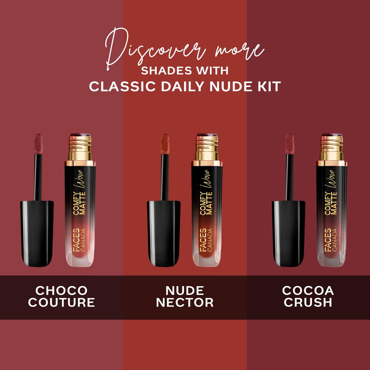 FACES CANADA Comfy Matte Wow Liquid Lipstick - Orchid Opulence 10 (Plum) 3.8ml | One Swipe Application | Highly Pigmented | Comfortable Wear | Glides Smoothly |