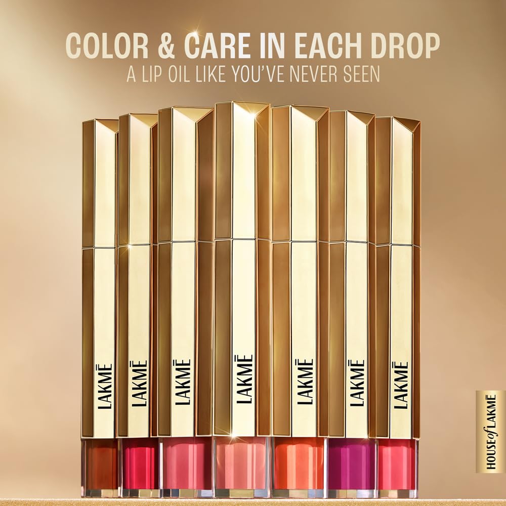 LAKMÉ 9to5 Overtime Shine Tinted Lip Oil - Cocoa Truffle 5.3ml