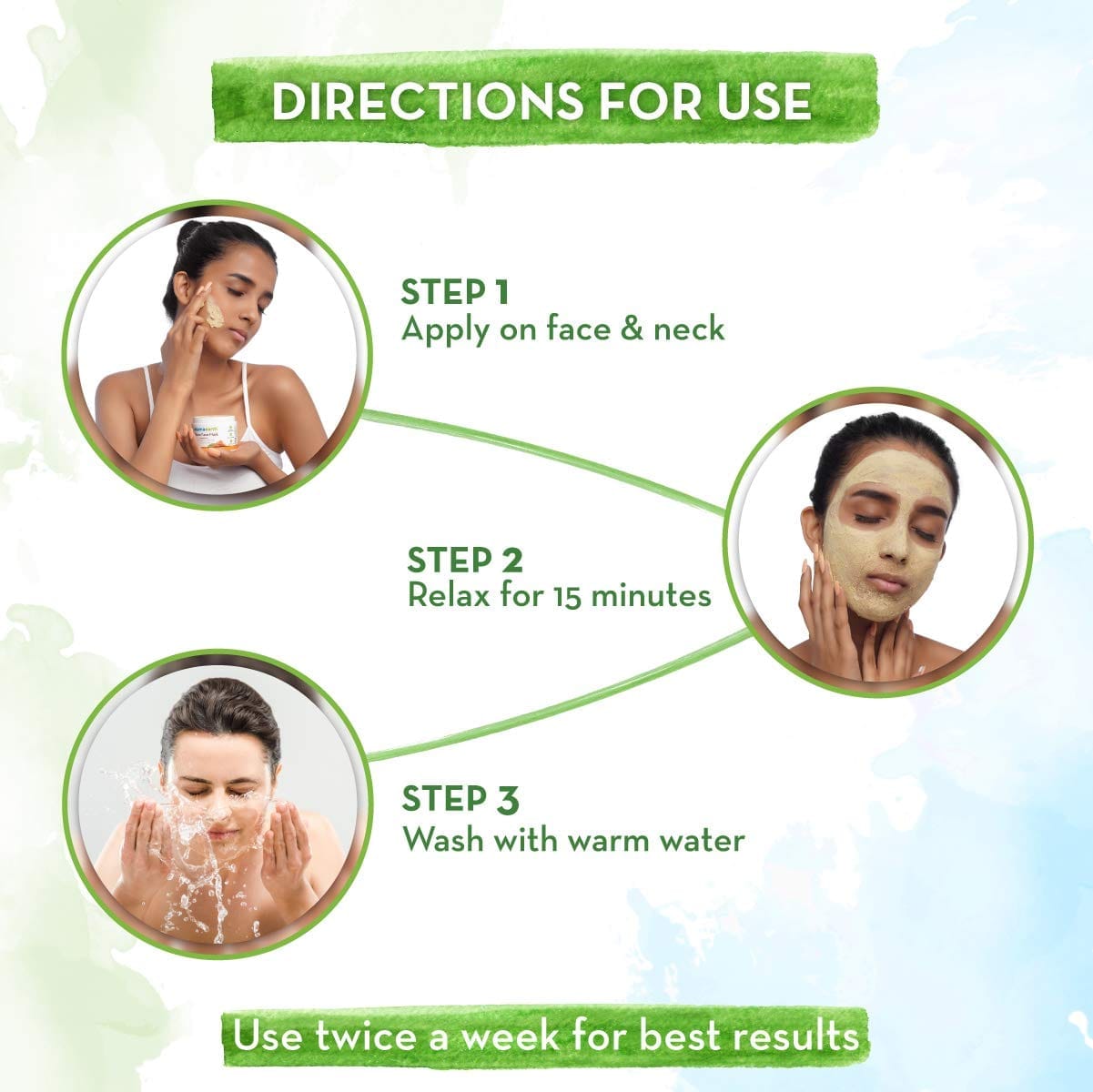 Mamaearth - Ubtan Face Pack with Saffron, Turmeric & Apricot Oil (100mL)