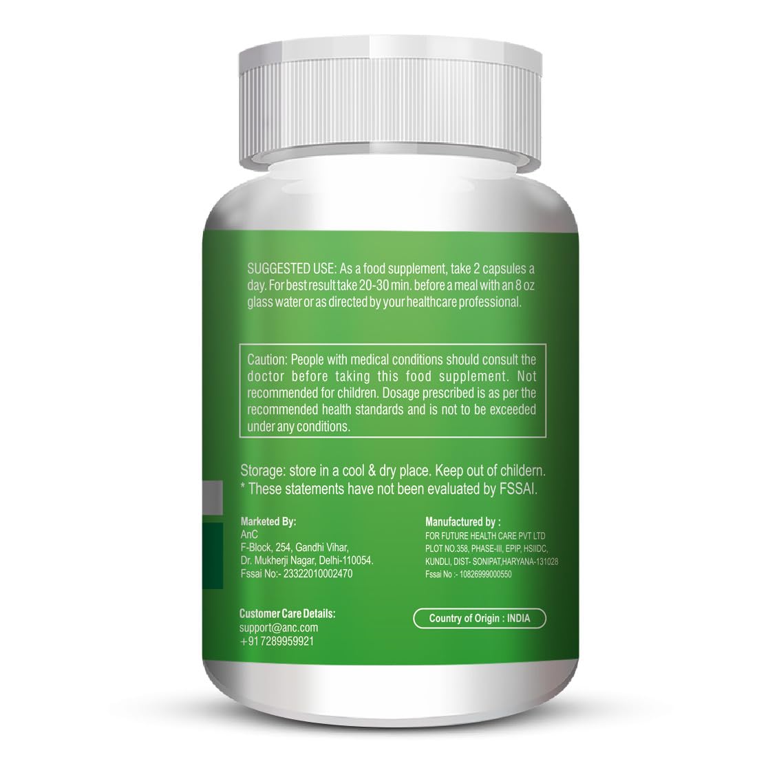 ANC DiabeCode 750mg (60 Capsules) Support Endocrine Health & Diabetes Control Insulin Resistance | Supports Healthy Energy | Normalize Blood Sugar (DiabeCode)