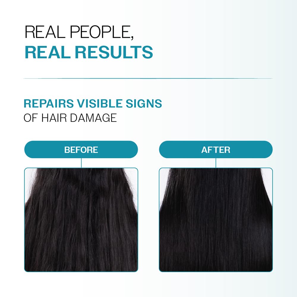 Bare Anatomy Damage Repair Hair Serum, Powered by Cera3x Technology Delivers 3x Hair Strengthening, Serum for Smoothing for Dry and Frizzy Hair, 100ml
