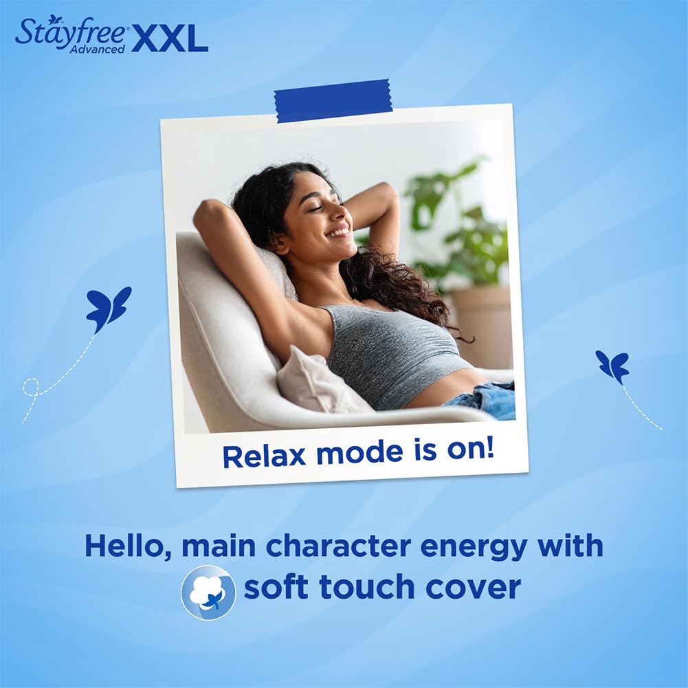 Stayfree Advanced XXL Ultra-Soft 28 Pads,Pack Of 1 With wings XXL (28 Count, Pack of 1)
