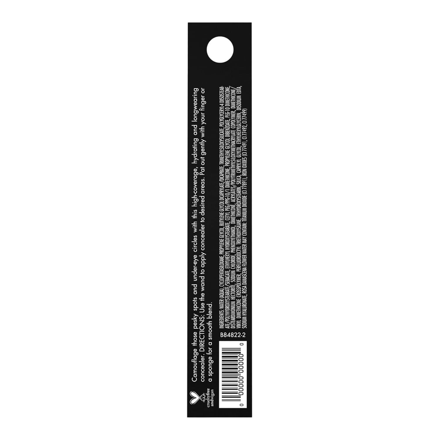e.l.f. Hydrating Camo Concealer, Covers Blemishes & Under-Eye Circles, Full-Coverage & Delivers A Satin Finish, Vegan & Cruelty-Free, Fair Warm