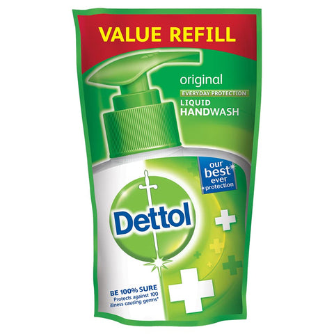 Dettol Original Handwash Liquid Soap Refill, 175ml | Germ Defence Formula | 10x Better Germ Protection