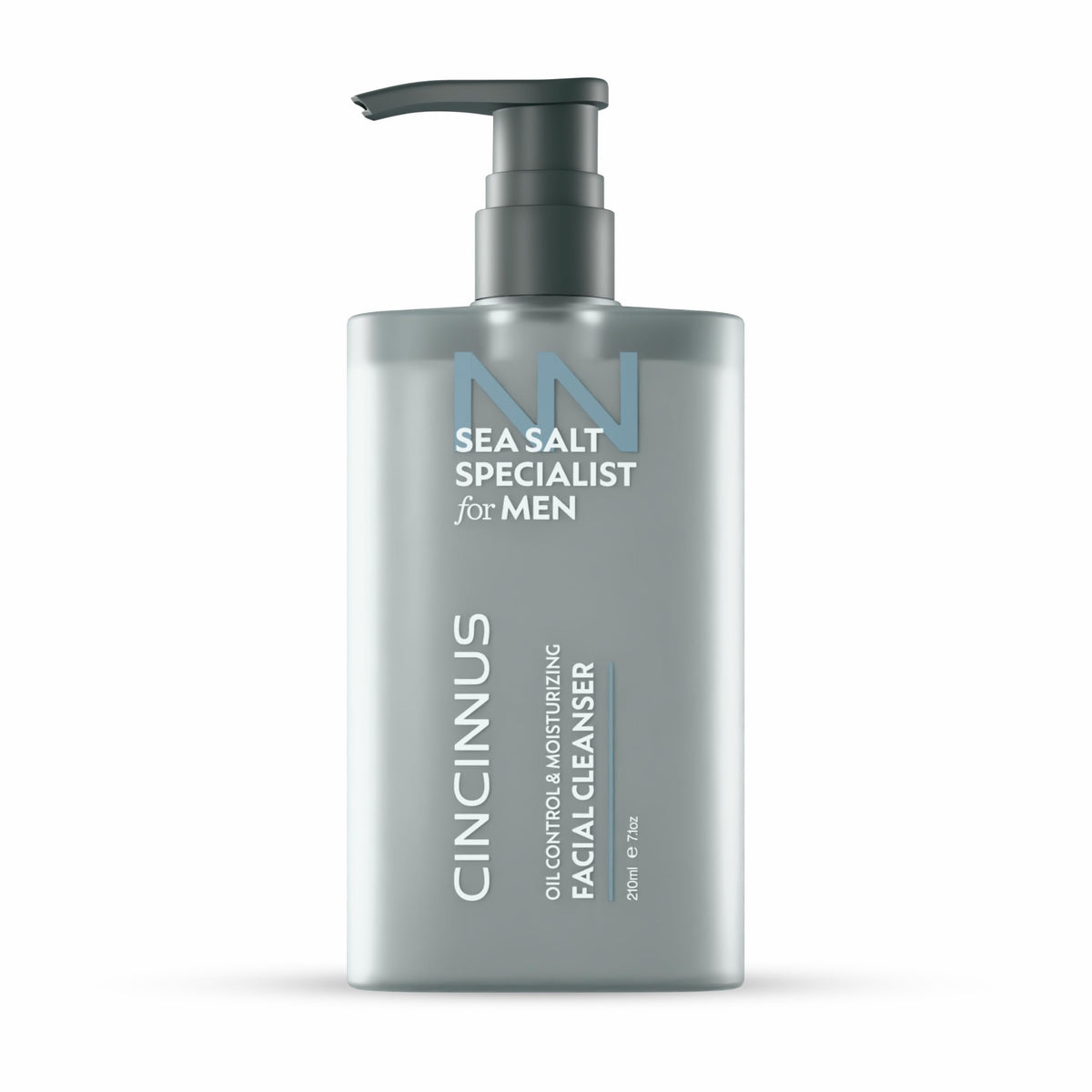 Cincinnus Oil Control & Moisturizing Facial Cleanser for Men | Deep Cleansing Face Wash with Sea Salt, Centella| Controls Excess Oil | for Oily & Acne-Prone Ski
