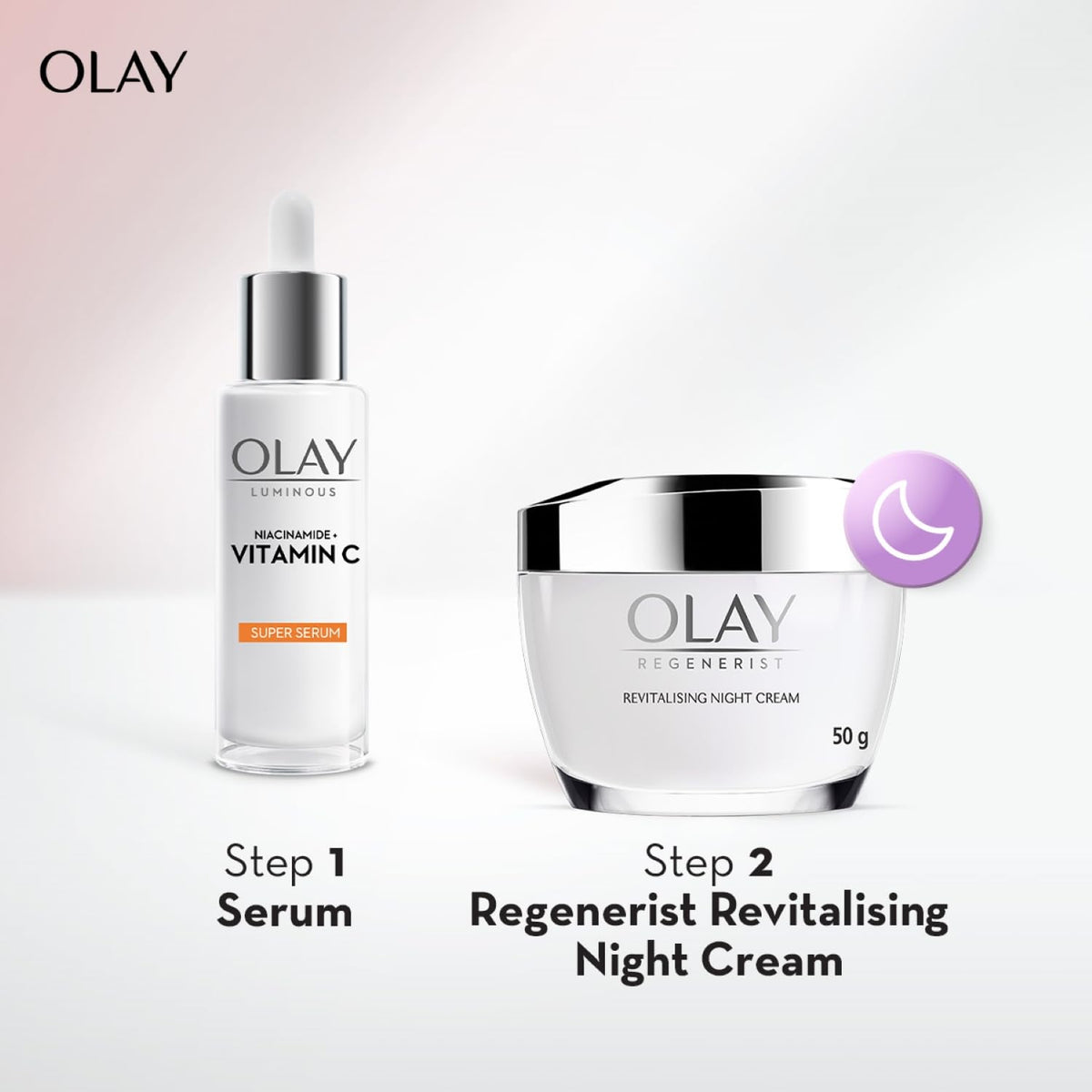 Olay Regenerist Night Cream |with Hyaluronic Acid, Niacinamide & Pentapeptides |Skin plumping formula that penetrates 10 layers deep into skin surface for Firm,