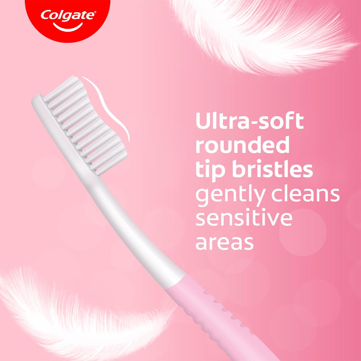 Colgate Sensitive Toothbrush Set | Ultra Soft Bristles | Sensitive Teeth 4 count (Pack of 1)