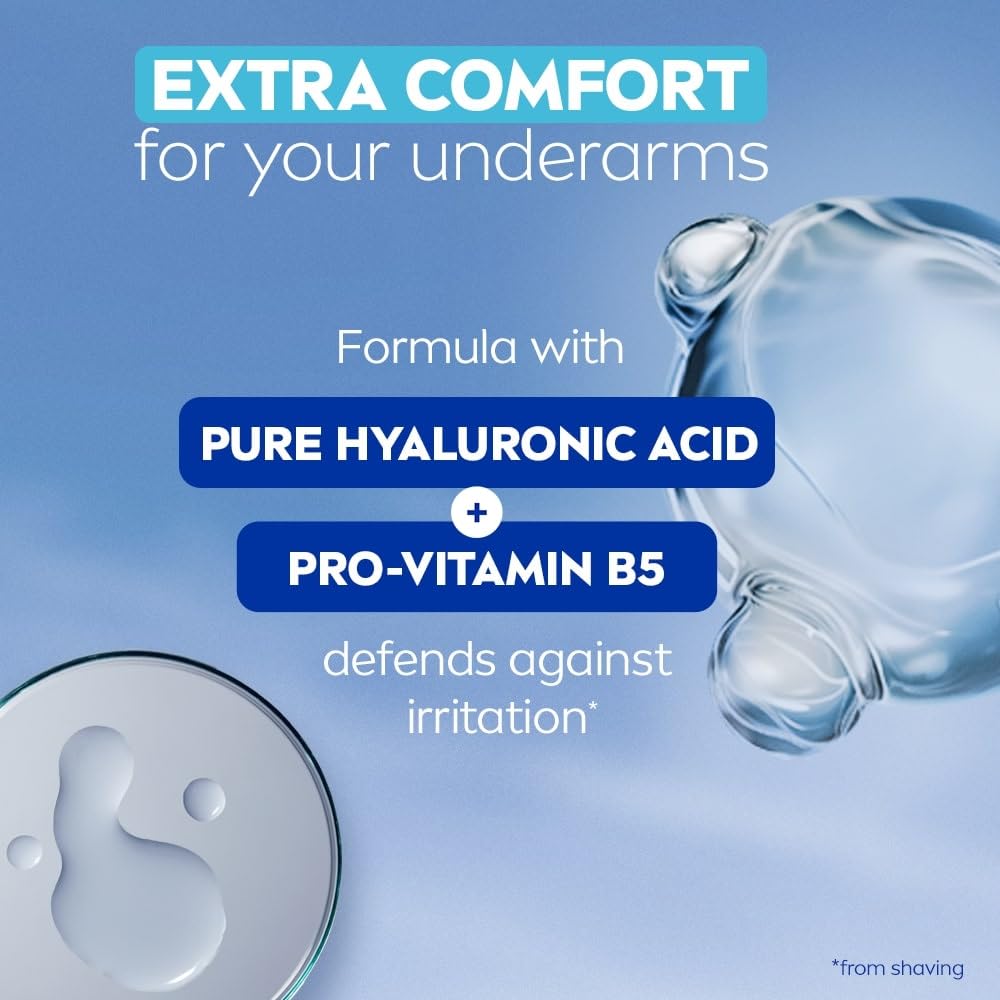 NIVEA Derma Control Defend Underarm Deo Roll-On for Women | Defends Against Irritation | 72H Derma Active Protection | With Pure Hyaluronic Acid & Pro-Vitamin B