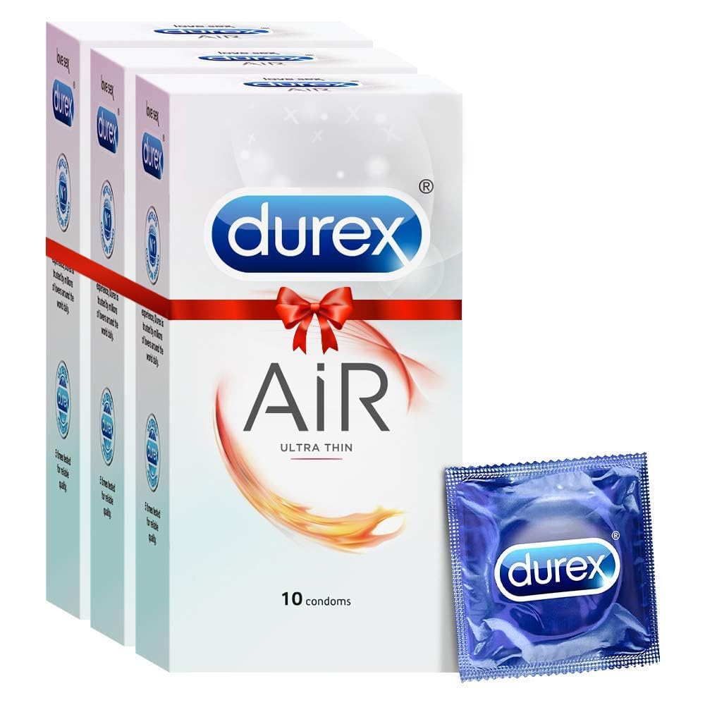 Durex Condoms, Air- 10s (Pack of 3)