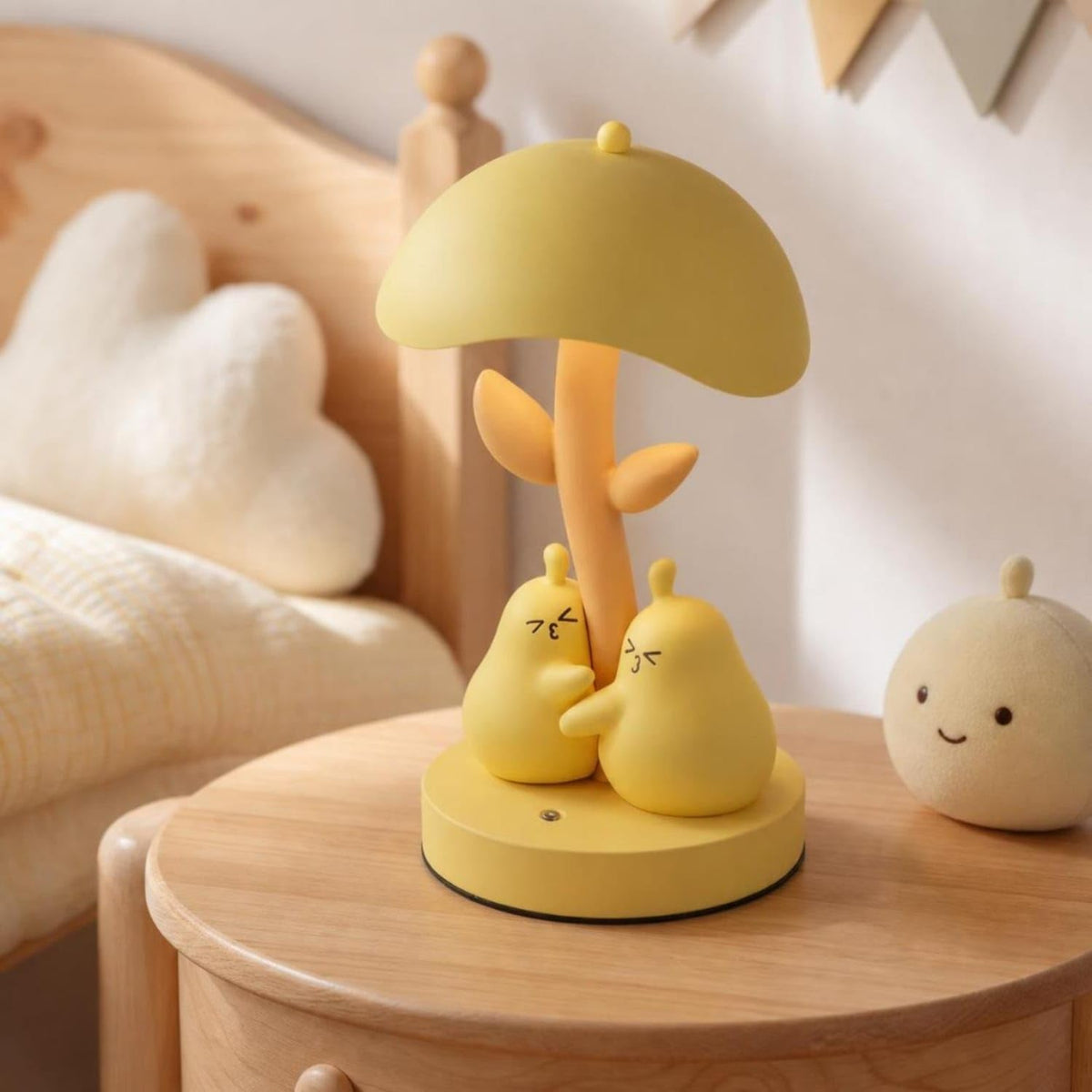Dimmable Pear Lamp Cordless Fungus-Style Lamp Rechargeable Cute for Children, Teens, Bedroom, Nursery, Pear Gift Box| Lamps| Lighting | Kids & Teens at Home |Ho
