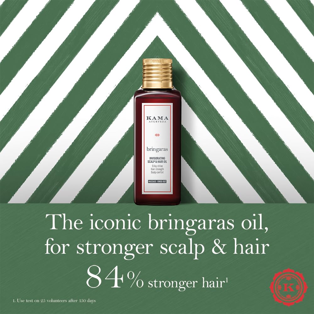 BRINGARAS BALANCING SCALP & HAIR OIL 100 ML Stimulates Hair Growth | Rebalances Scalp Health