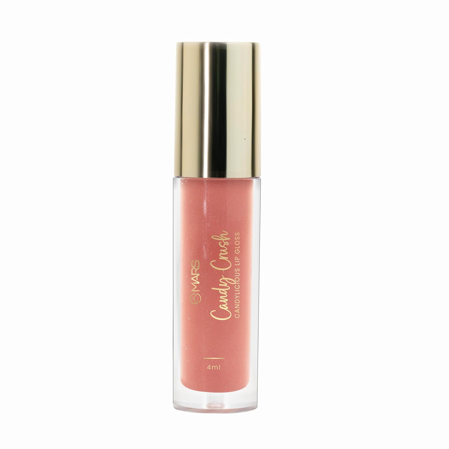 MARS Candylicious Sheer Lip Gloss for Women | Hydrating & High Shine | Lightweight | Non-Sticky | Enriched with Vitamin-E, Hyaluronic Acid & Avocado Ester (4.0ml) (01-CANDY CRUSH)