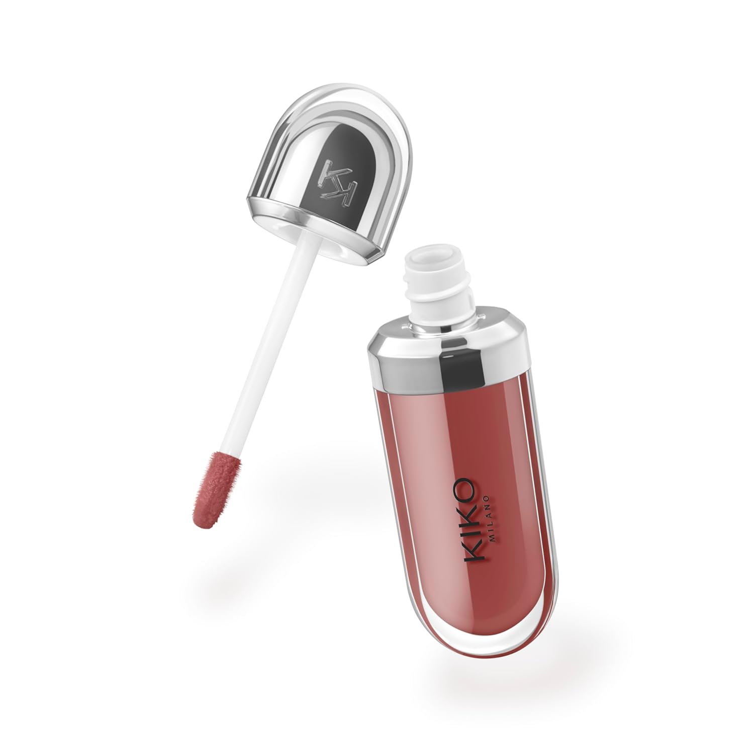 KIKO Milano 3D Hydra Lip Gloss – High Shine, Hydrating, Plumping, Non-Sticky, Moisturizing Lip Makeup Color:21 Brun Rose