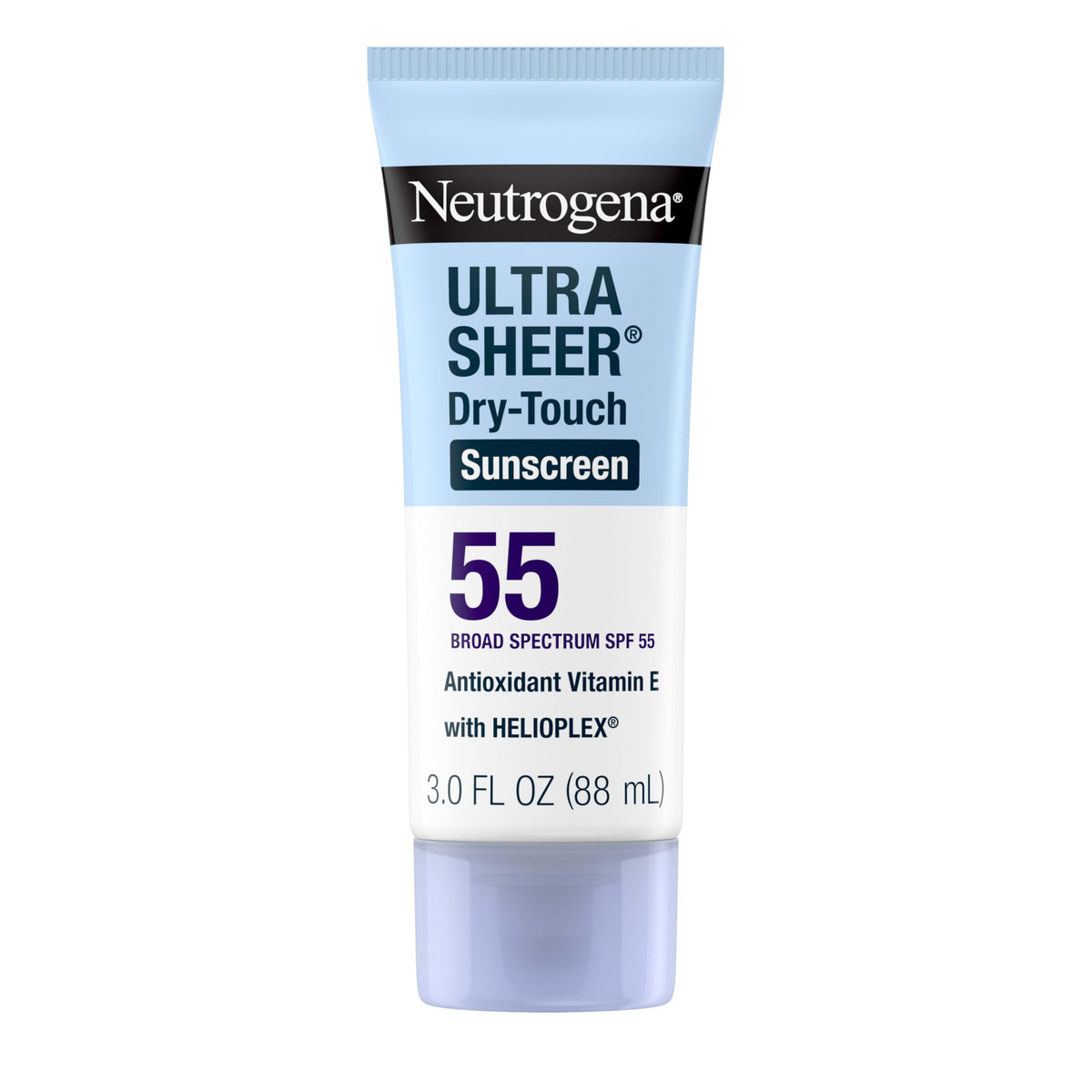 Neutrogena Ultra Sheer Dry-Touch Sunscreen Lotion SPF 55, 3 fl oz 3 Fl Oz (Pack of 1) SPF 55