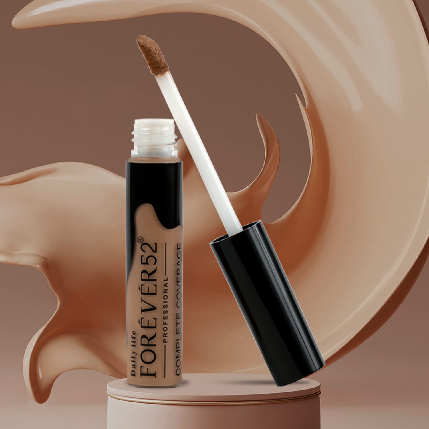Forever52 Daily Life Easily Blendable Concealer For Face Makeup (Caramel) Natural Finish,Liquid Light Weight Concealer-Cov005