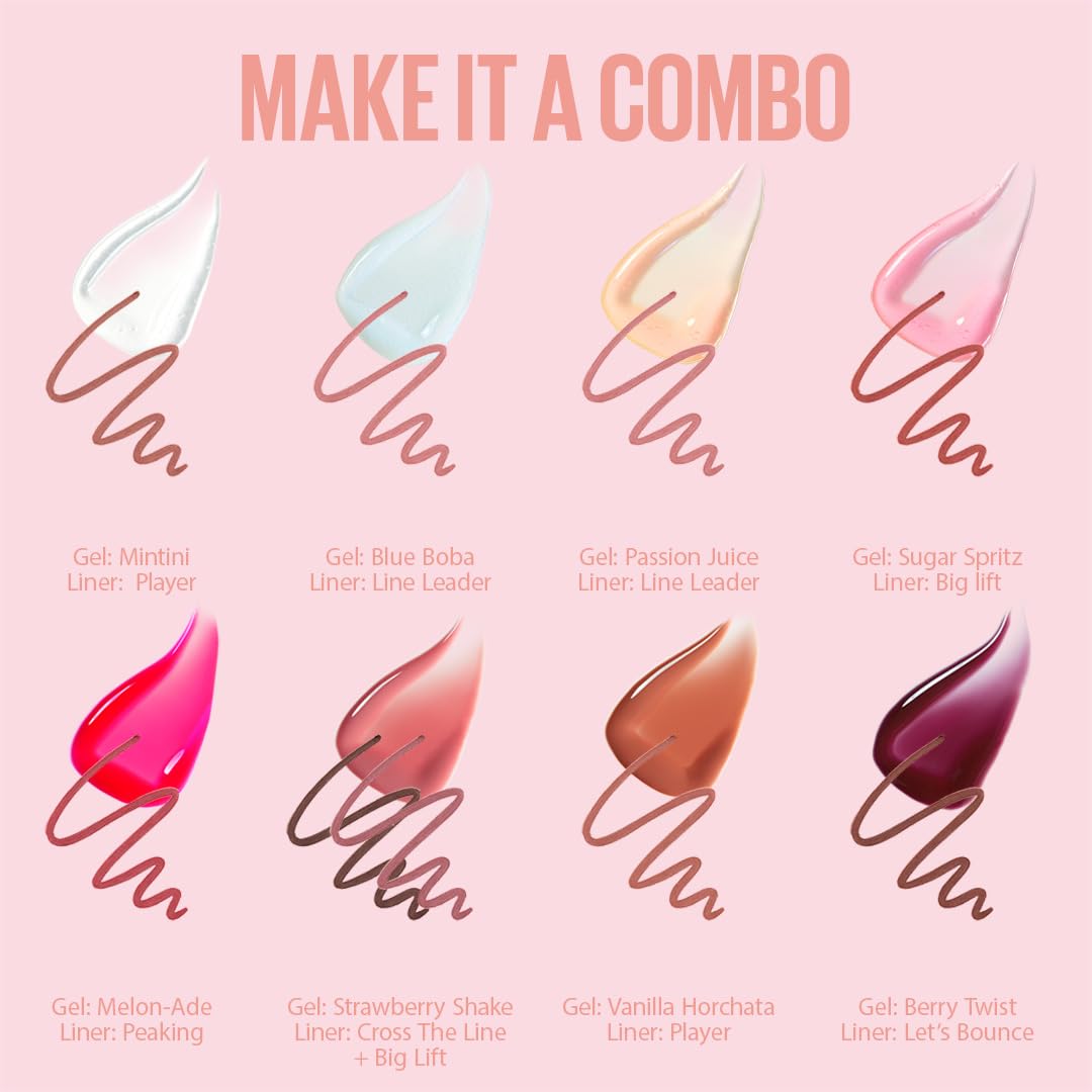 Maybelline New York Lifter Gel Lip Oil In Gel | Glass-like shine | 24H Hydration with Hyaluronic acid + Passionfruit Oil | Softer, bare lips in 1 week - Mintini, 6.6ml