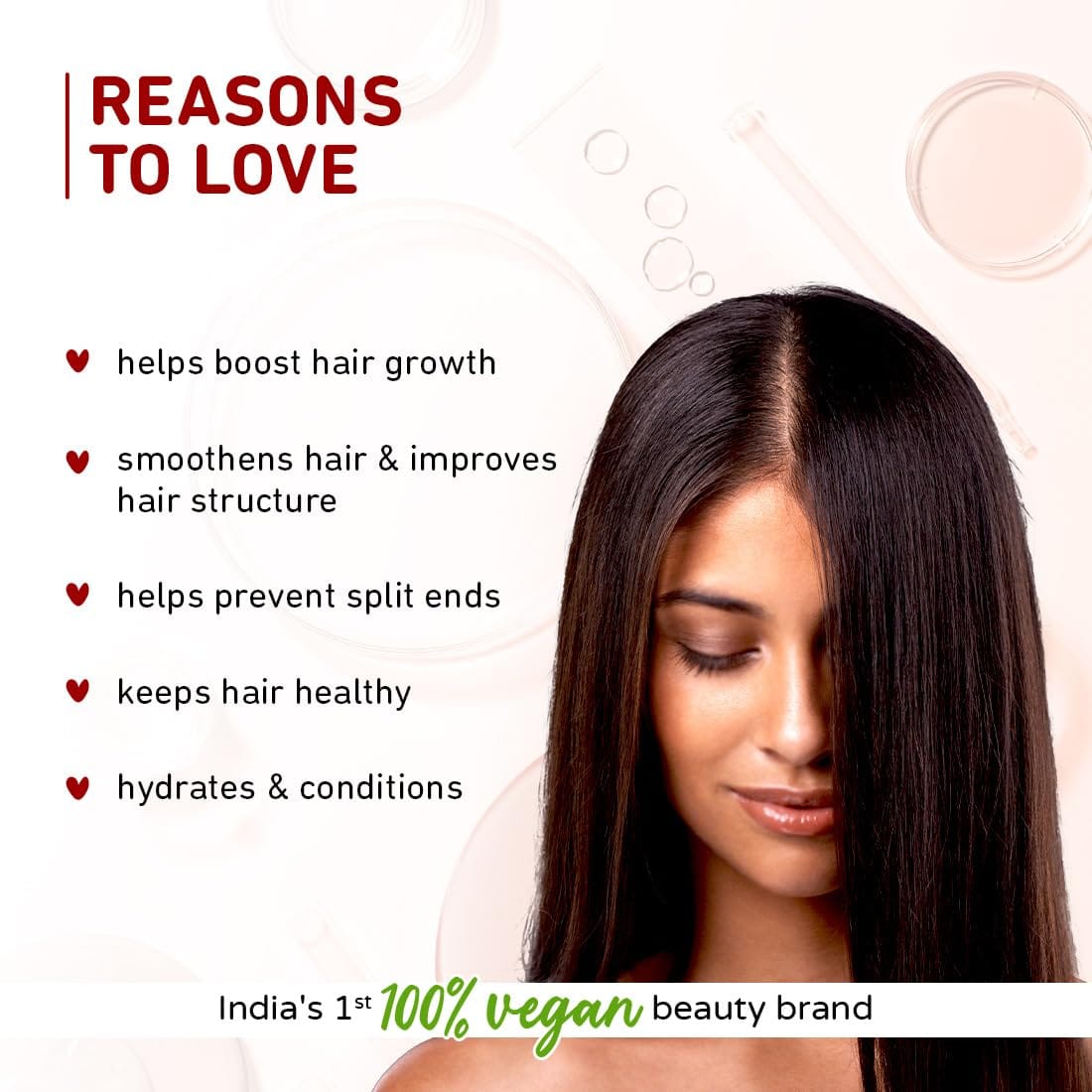 Plum - Hibiscus & Ceramides Shampoo | For Silky, Smooth, Long Hair & Split End Repair | Shampoo for Women and Men | 250ml