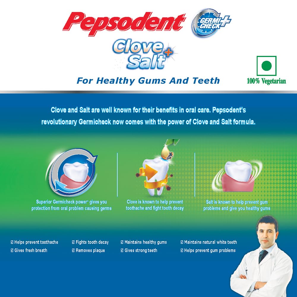 Pepsodent Clove & Salt Toothpaste 200 g