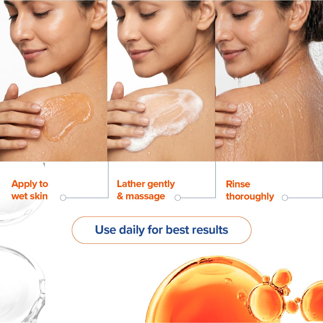 Savlon Acne Science Exfoliating Face & Body Acne Wash 250ml | Antibacterial Formula with 1% Salicylic Acid + 1% Lactic Acid | Helps Fight Acne-Causing Bacteria