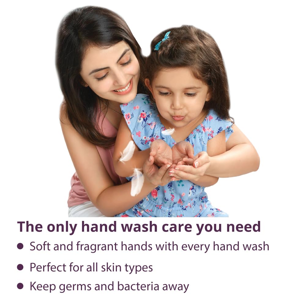 Santoor Mild Gentle Hand Wash 1200ml with Goodness of Lotus & Tulsi| Rich Lathering Formula with Anti-Bacterial Properties| Soft on Hands| Soothes & Hydrates Sk