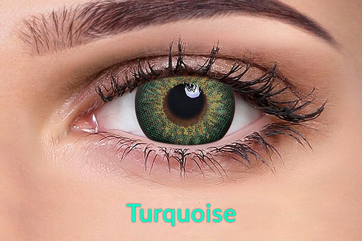 Ivalens Daily Fresh Color lens Plano Dailies 10 lens/Box- Turquoise Color