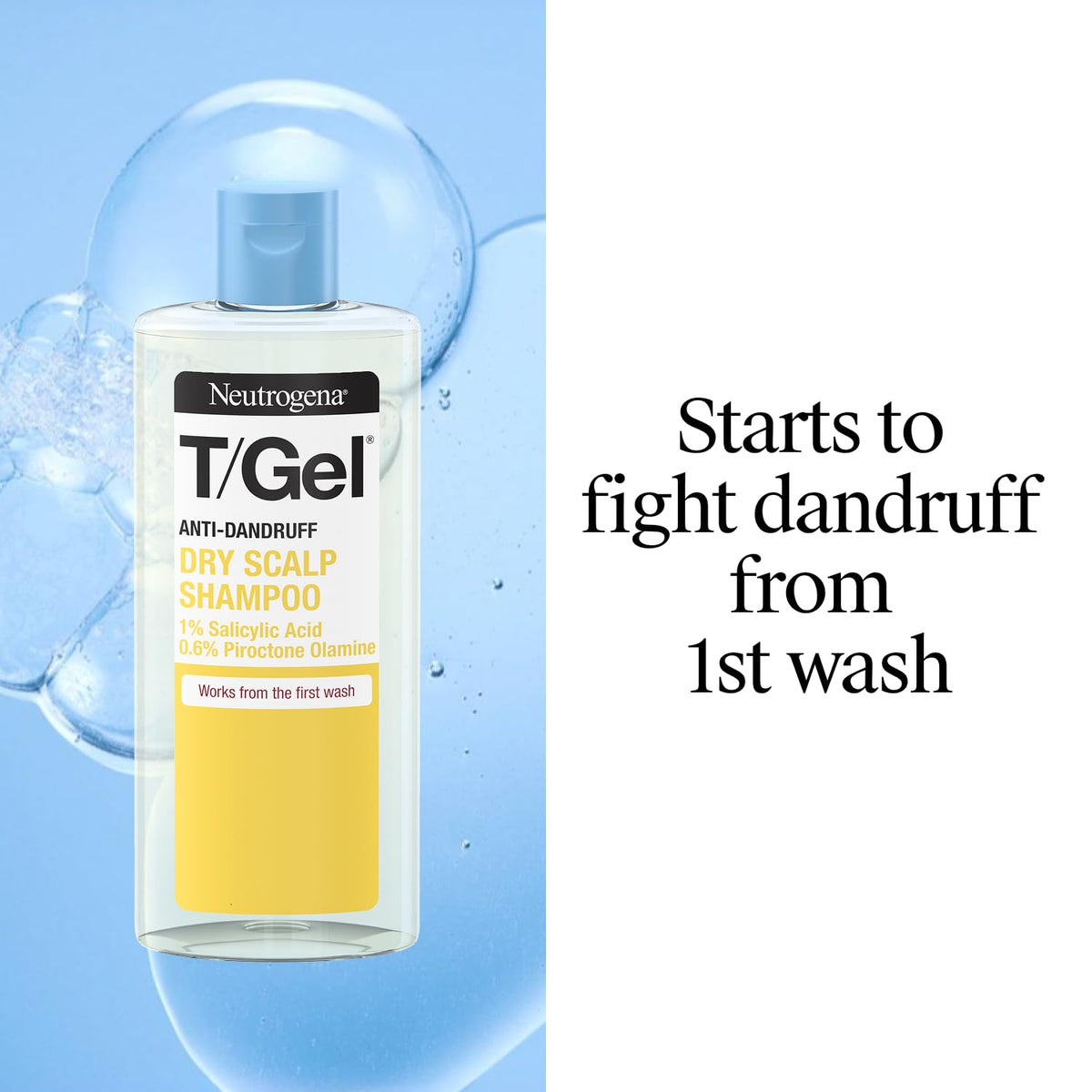 Neutrogena T/Gel Dry Hair Anti Dandruff Shampoo For Daily Use 250 mL