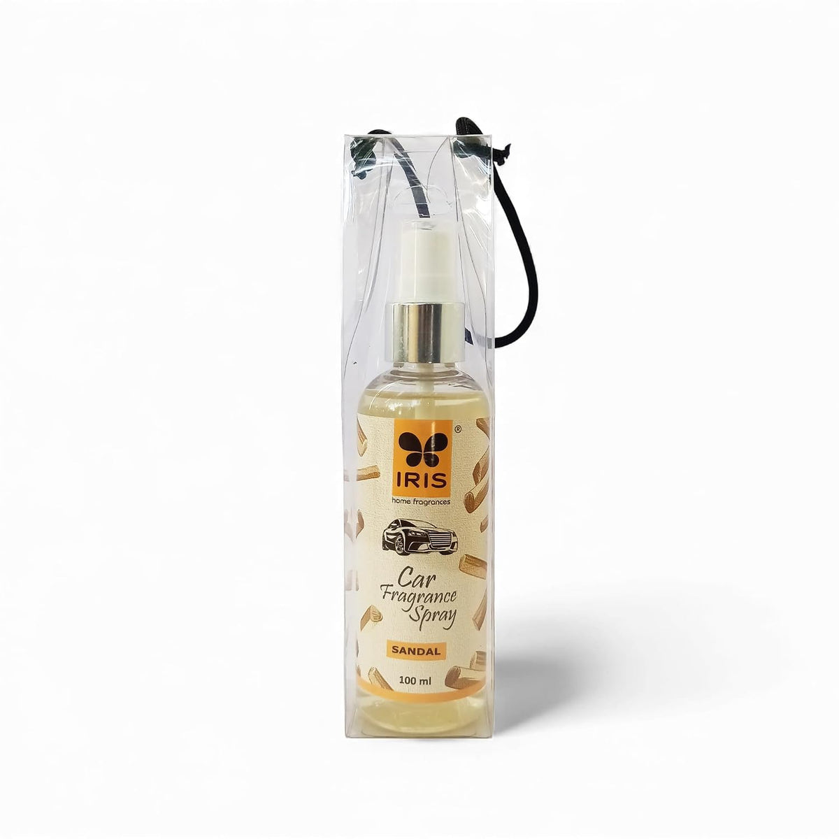 IRIS Sandalwood Car Air Freshener Spray | Long-Lasting Fragrance | 100ml