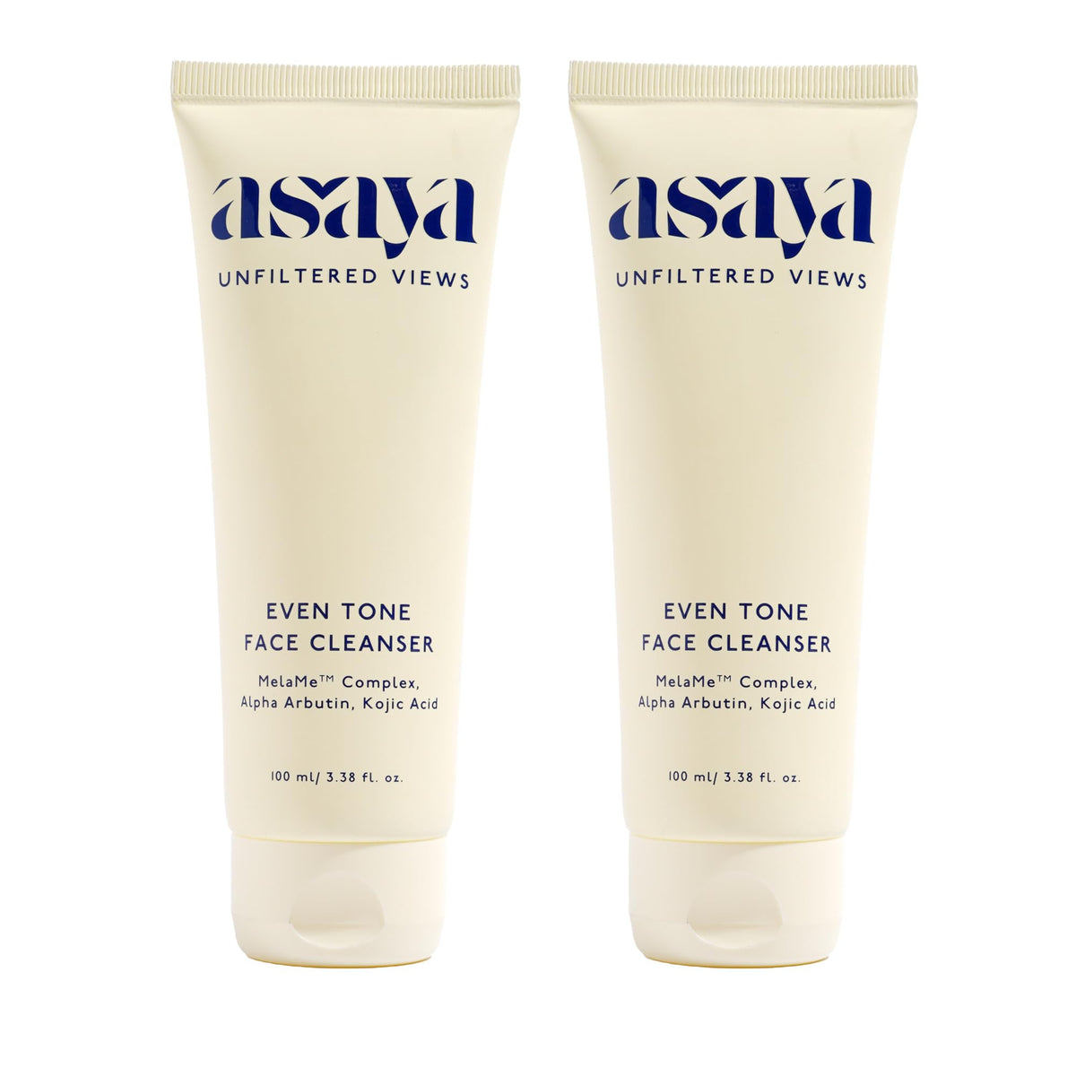 Asaya Dark Spot Removal Face Wash | Fades Spots, Acne Marks & Evens Tone | MelaMe™ Complex, Kojic Acid & Alpha Arbutin Face Wash With Pre + Probiotics | Both Wo