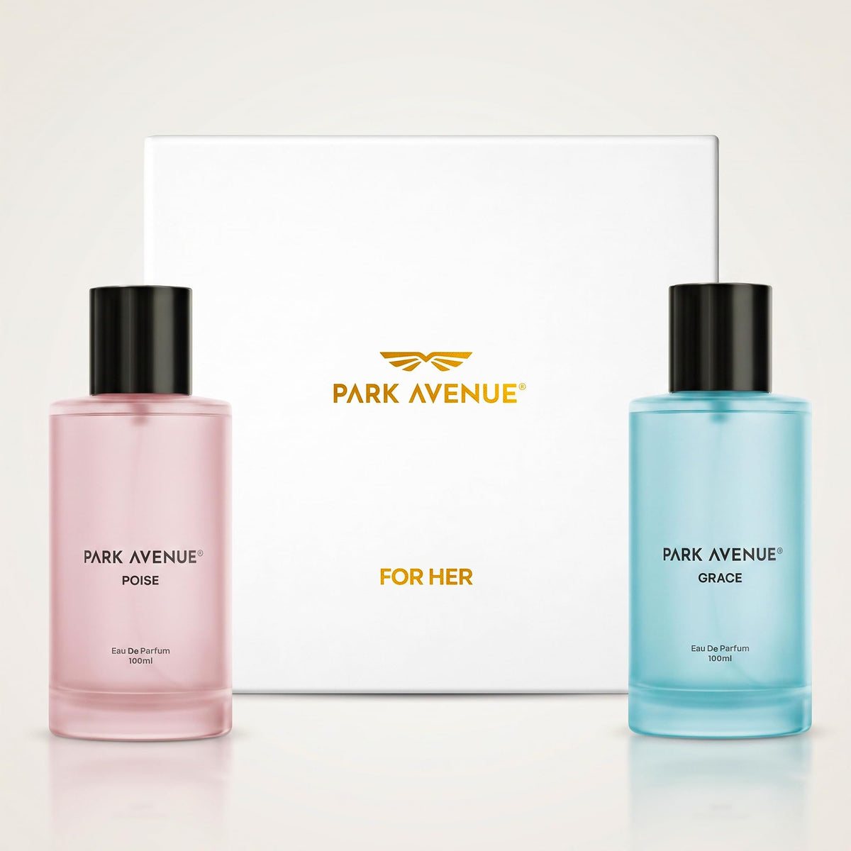 Park Avenue For Her | Luxury Perfume Gift Set for Women | 2 x 100ml | Grace & Poise | Long Lasting EDP | Fresh | Floral | Premium Fragrance