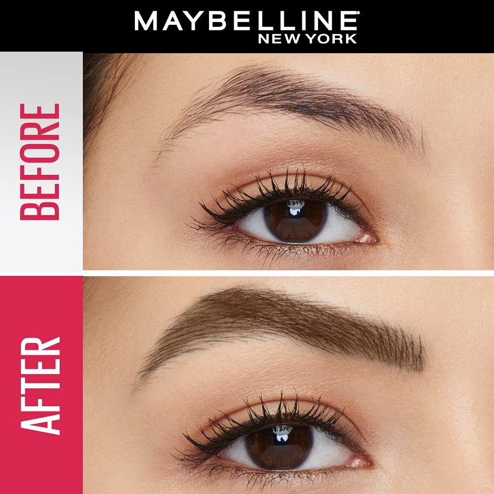 Maybelline New York Tattoo Brow 3 Day Styling Brow Gel - Grey Brown, Semi-permanent Tinted Eyebrow Gel, Water, smudge & Transfer-proof. Tattoo Brow 3 Day Styling Brow Gel Last Up To 3 Days | 6ml